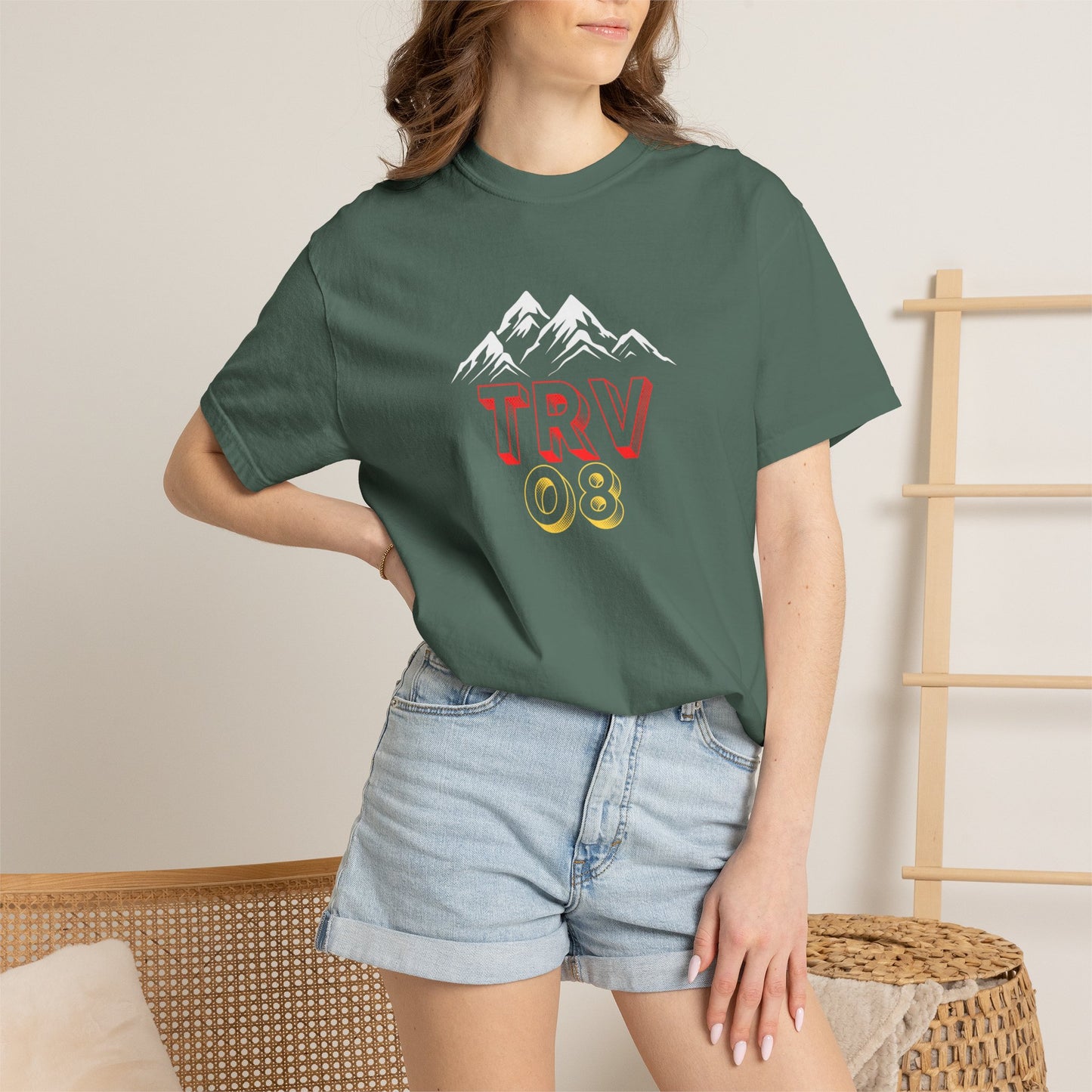 TRV08 Logo Tee | Unisex Garment-Dyed T-Shirt