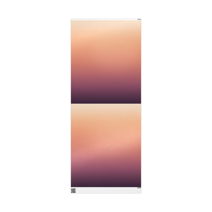 Sunset Gradient Wrapping Paper Roll — Peach Ombre Gift Wrap