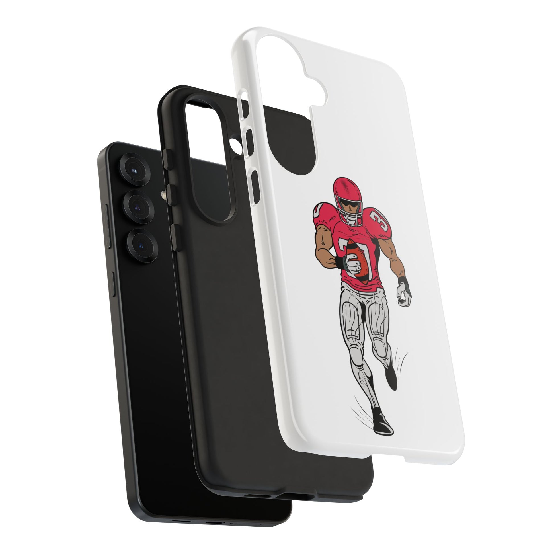 Football Player Tough Case, Sports Phone Cover, Athlete Gift, Tough Phone Case, Fall Sports, Football Lover's Accessory - TRV