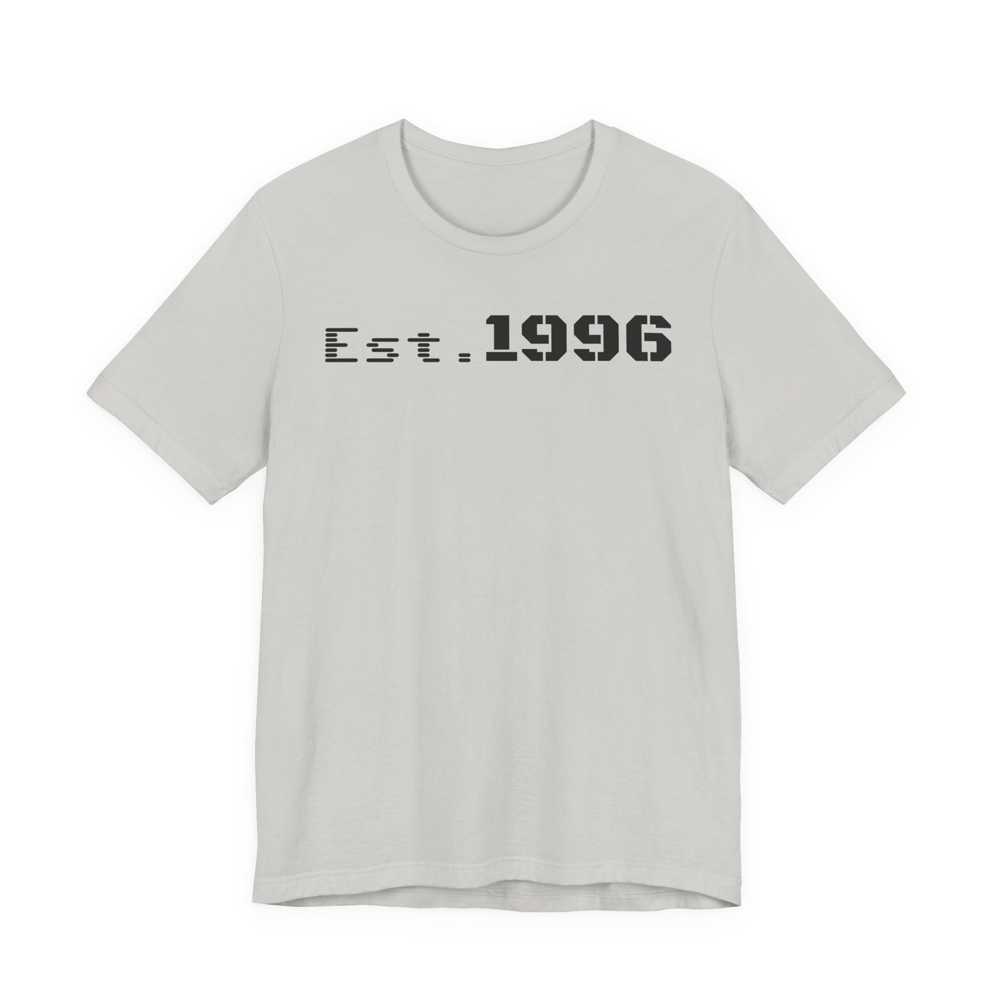 Established 1996 Unisex T-Shirt, Vintage Year Tee, Birth Year Gift, Casual Fashion, Personalized Graphic Tee - TRV