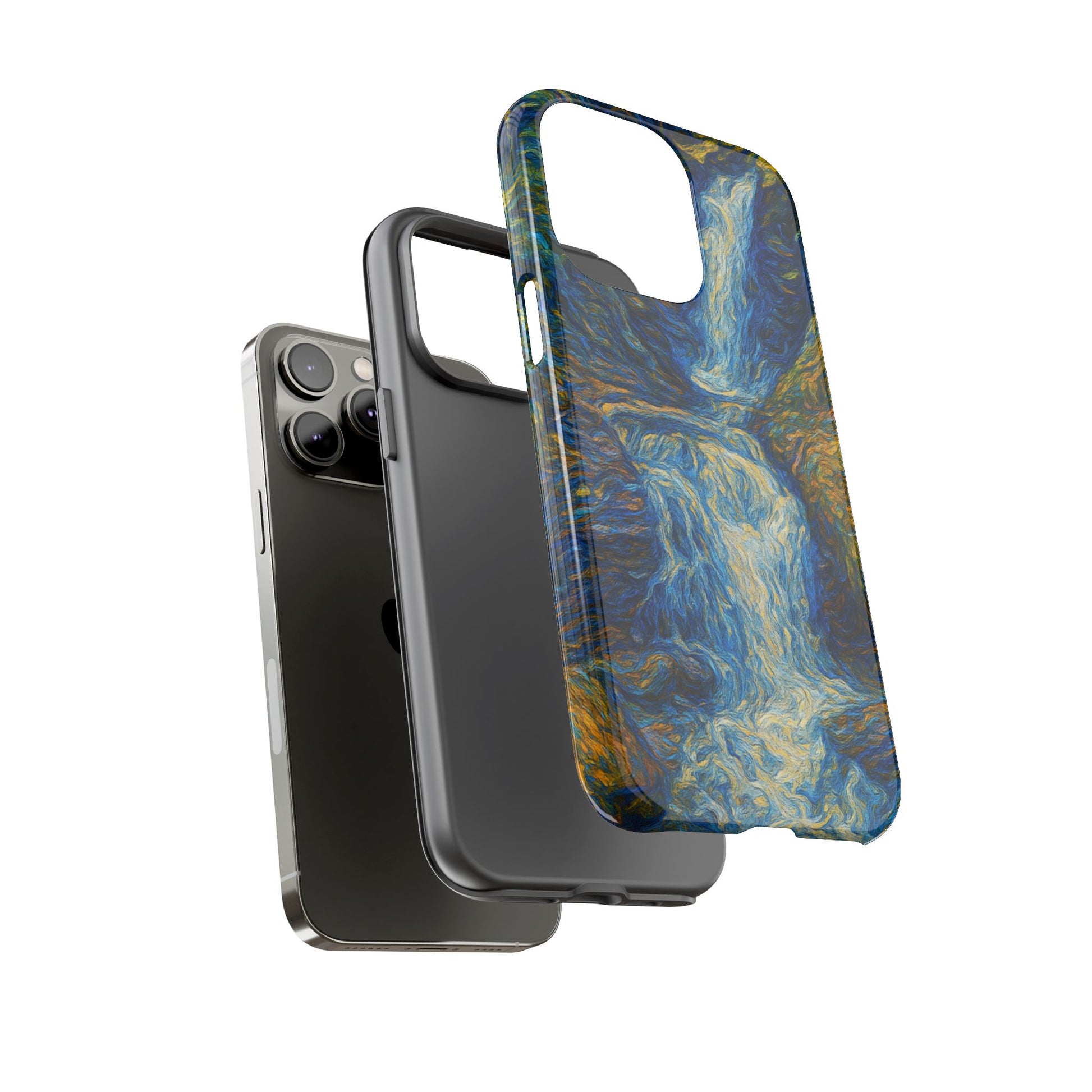 Artistic Phone Case - Waterfall Design, Unique Gift, Phone Accessory, Nature Lover, Original Artwork - TRV