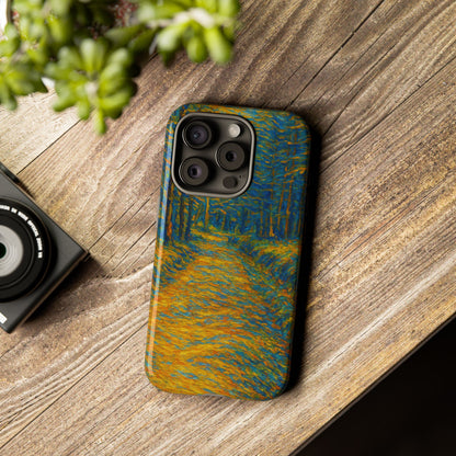 Artistic Phone Case for Nature Lovers, Tough Cases, Vibrant Design, Gift for Friends, Phone Accessories, Unique Artwork - TRV