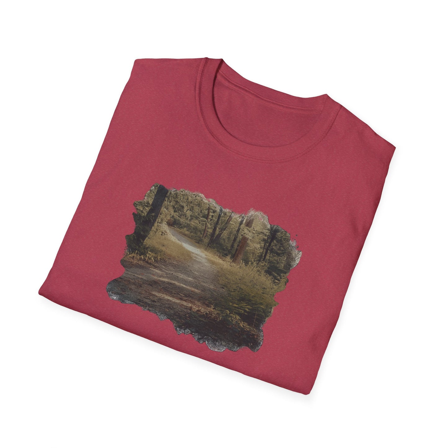 Nature-Inspired Unisex Softstyle T-Shirt | Casual Wear, Outdoor Activities, Gift for Nature Lovers, Relaxed Fit T-Shirt, Eco-Friendly Style - TRV