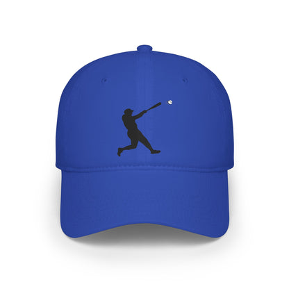 Silhouette Batter baseball cap by Printify, casual hat with a sporty design, featuring a curved brim and adjustable strap.