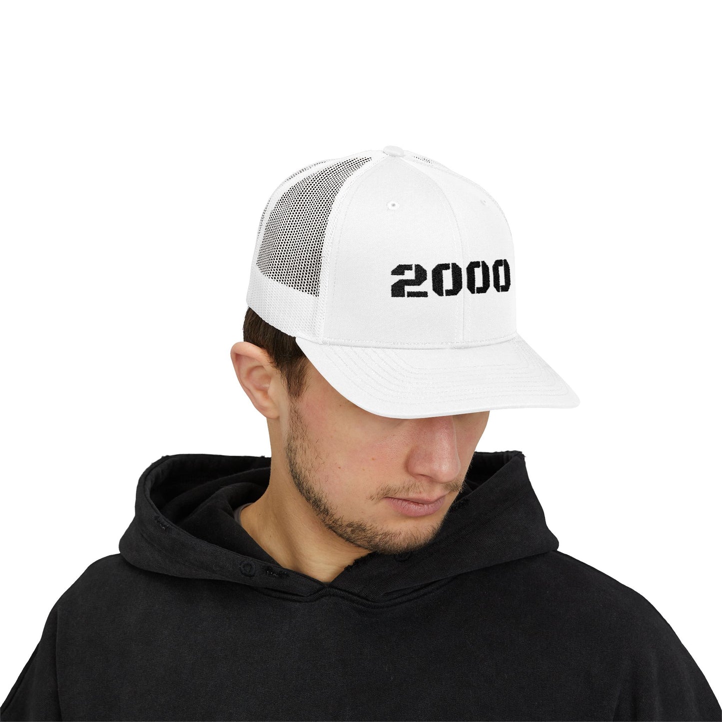 2000 Vintage Snapback Trucker Cap, Retro Baseball Hat, Birthday Gift, Stylish Outdoors Hat, 90s Nostalgia Cap - TRV