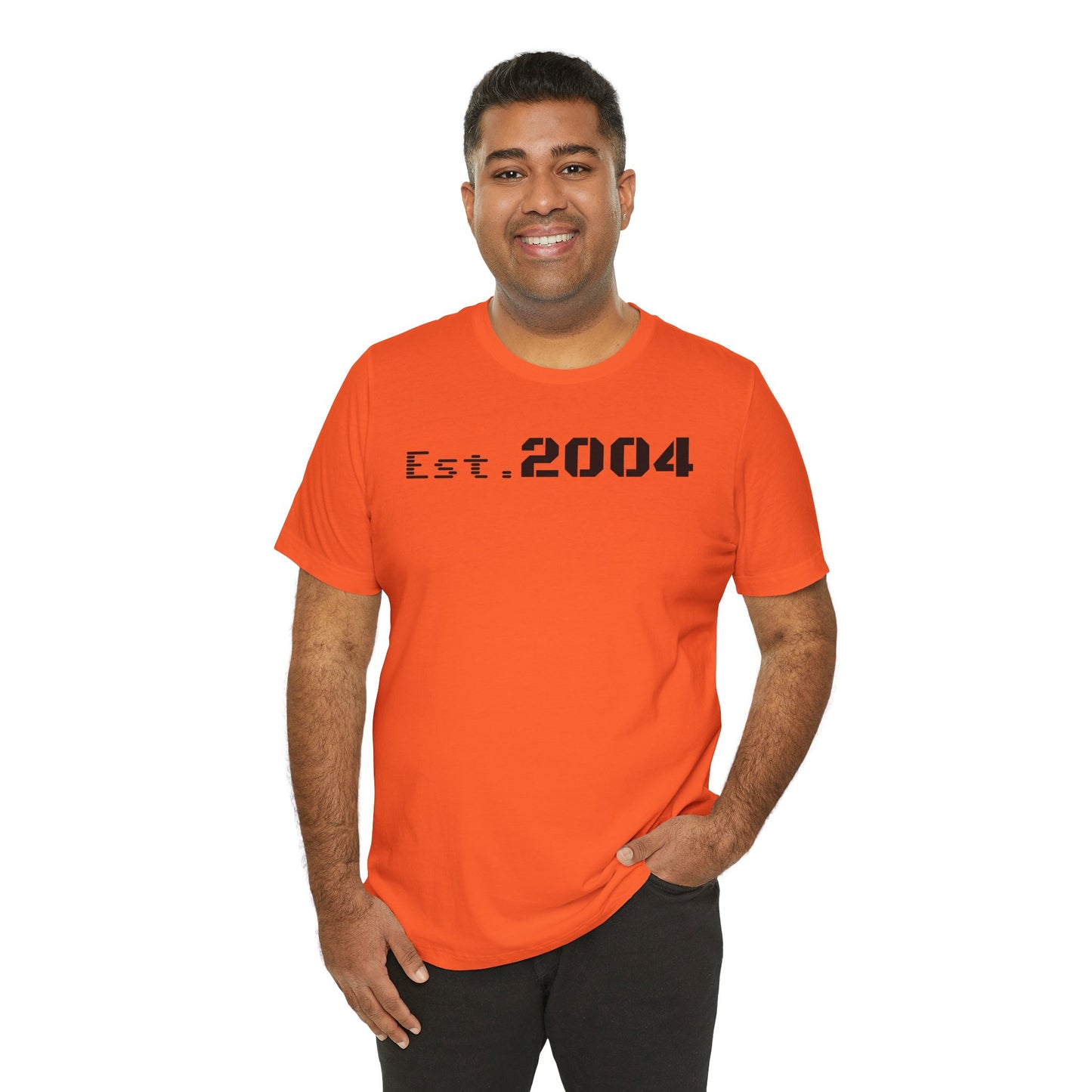 Est. 2004 Unisex Jersey Tee - Vintage Style Graphic Shirt, Casual Wear, Gift for Birthdays, Anniversaries, Celebrations