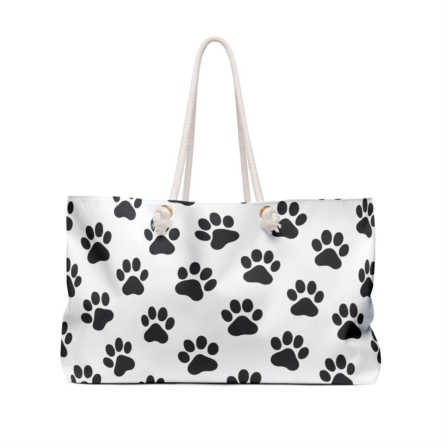 Paw Print Weekender Bag - Perfect for Pet Lovers, Travel, Gym, Beach, or Overnight Stays - TRV