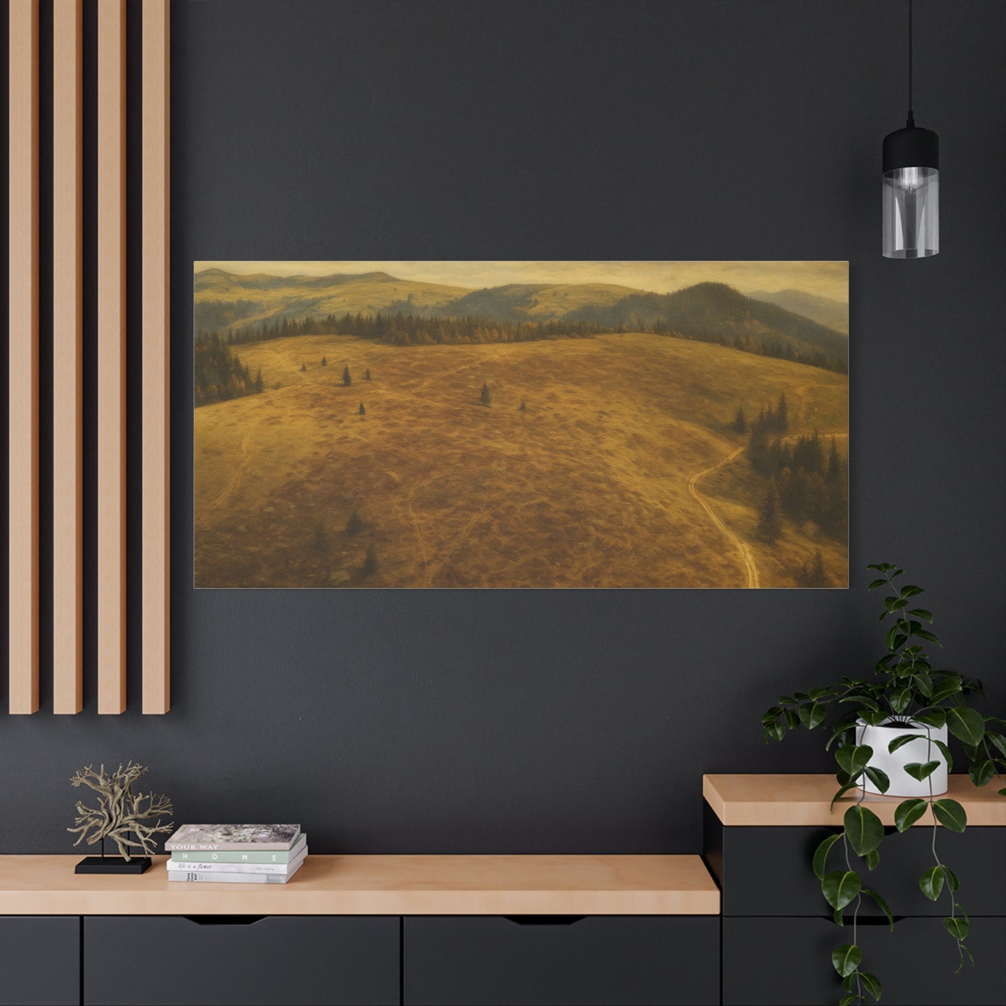 Stretched Canvas Art Print, Landscape Wall Decor, Nature Photography, Rustic Home Decor, Gifting, Earthy Art - TRV
