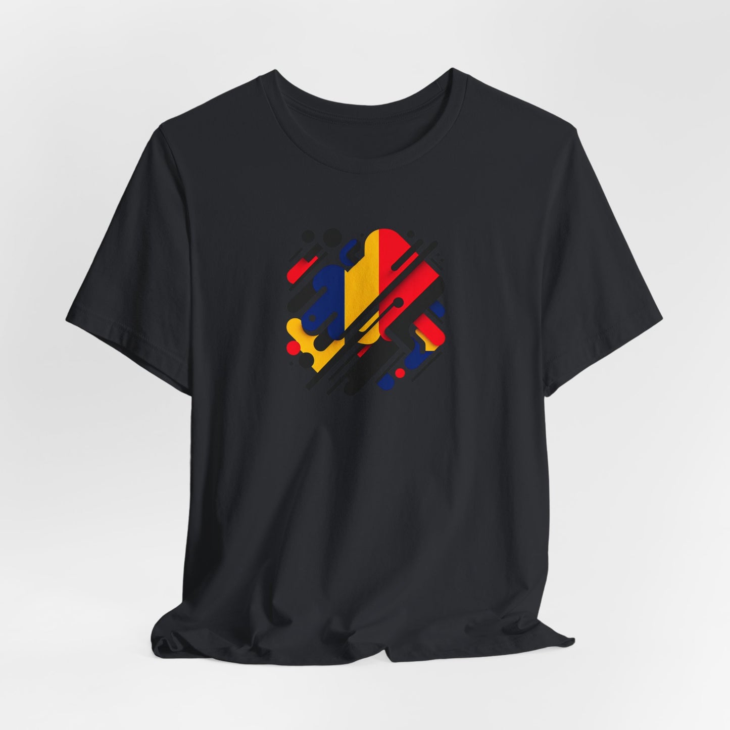 Artistic Heart Unisex Jersey Tee - Vibrant Graphic Tee, Casual Wear, Gift for Art Lovers, Birthday Surprise, Everyday Comfort - TRV