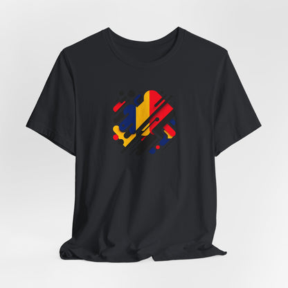 Artistic Heart Unisex Jersey Tee - Vibrant Graphic Tee, Casual Wear, Gift for Art Lovers, Birthday Surprise, Everyday Comfort - TRV