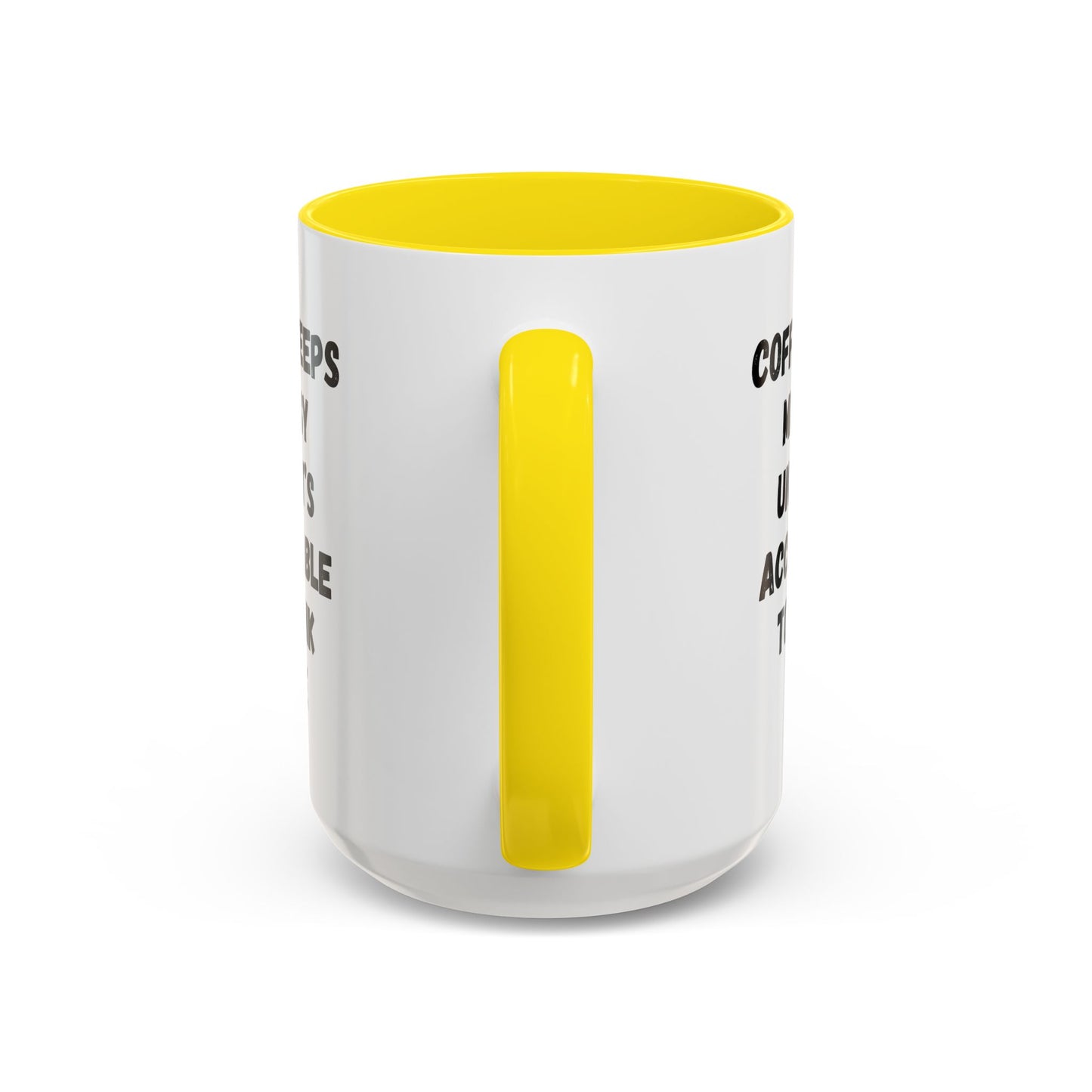 Funny Coffee Mug - "Coffee Keeps Me Busy Until It's Acceptable to Drink Wine" - Great for Mornings, Gifts, Office, Relaxation, Home