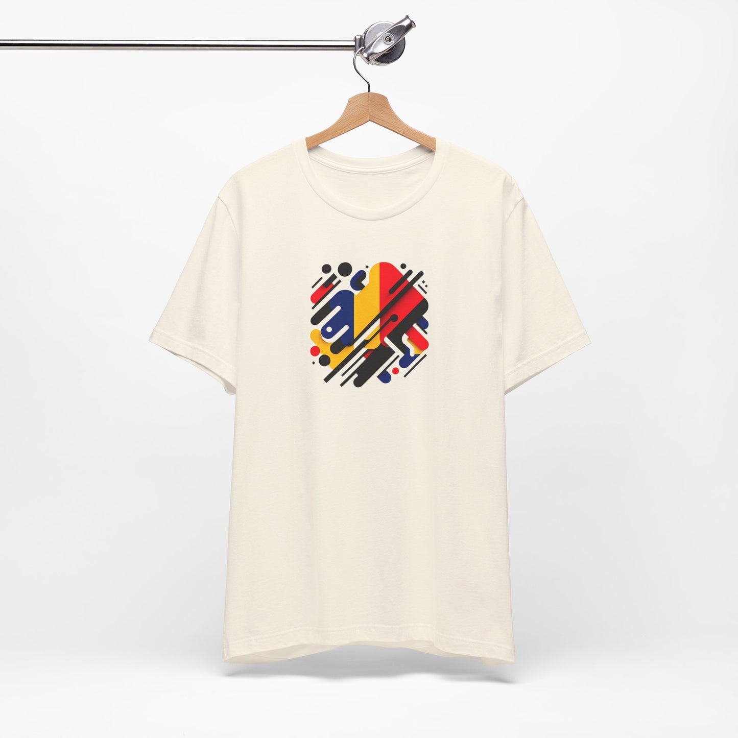 Artistic Heart Unisex Jersey Tee - Vibrant Graphic Tee, Casual Wear, Gift for Art Lovers, Birthday Surprise, Everyday Comfort - TRV