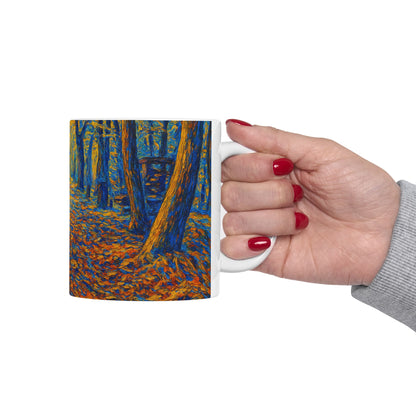 Colorful Abstract Pathway Ceramic Mug - TRV