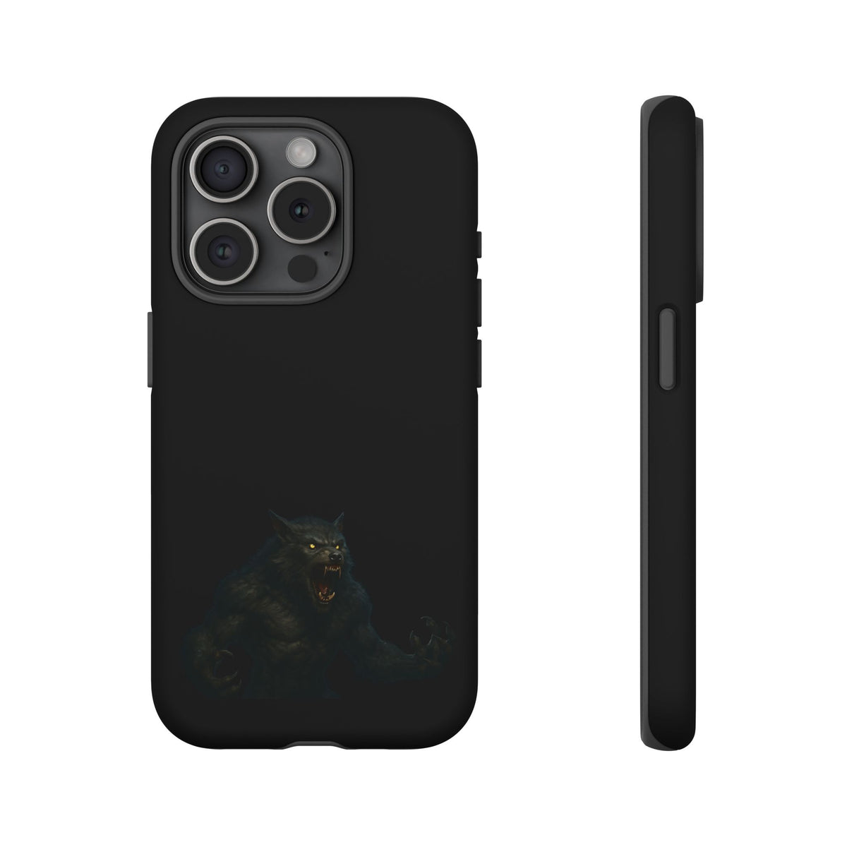 Werewolf Phone Case, dark monster graphic tough protective case - view 35