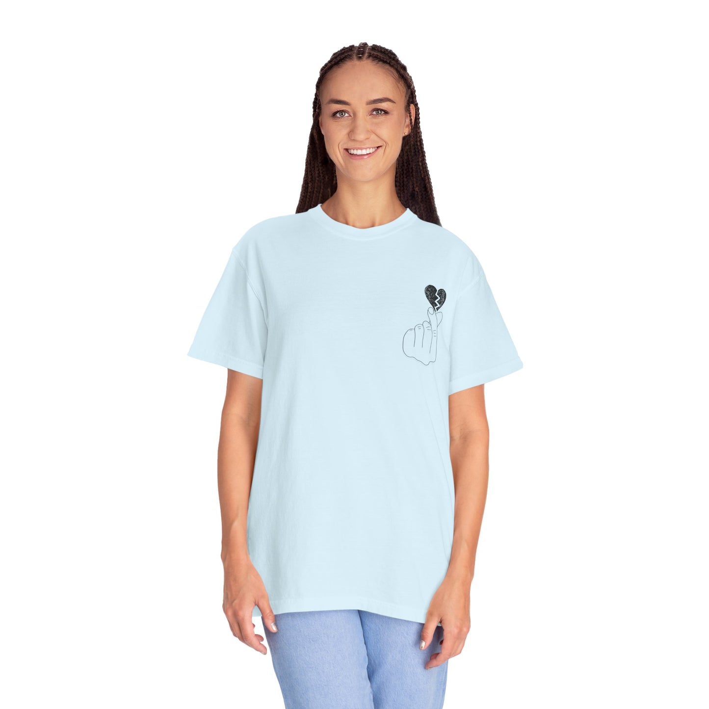 Heartbreak Unisex Garment-Dyed T-Shirt - Trendy Casual Tee for Self-Expression