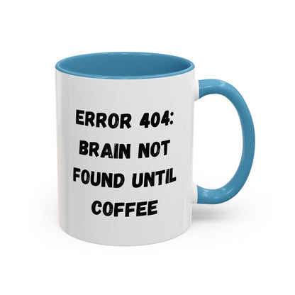 Error 404 Coffee Mug - Perfect for Your Daily Brew, Gift for Programmers, Humor for Coffee Lovers, Office Desk Decor, Nerdy Kitchenware