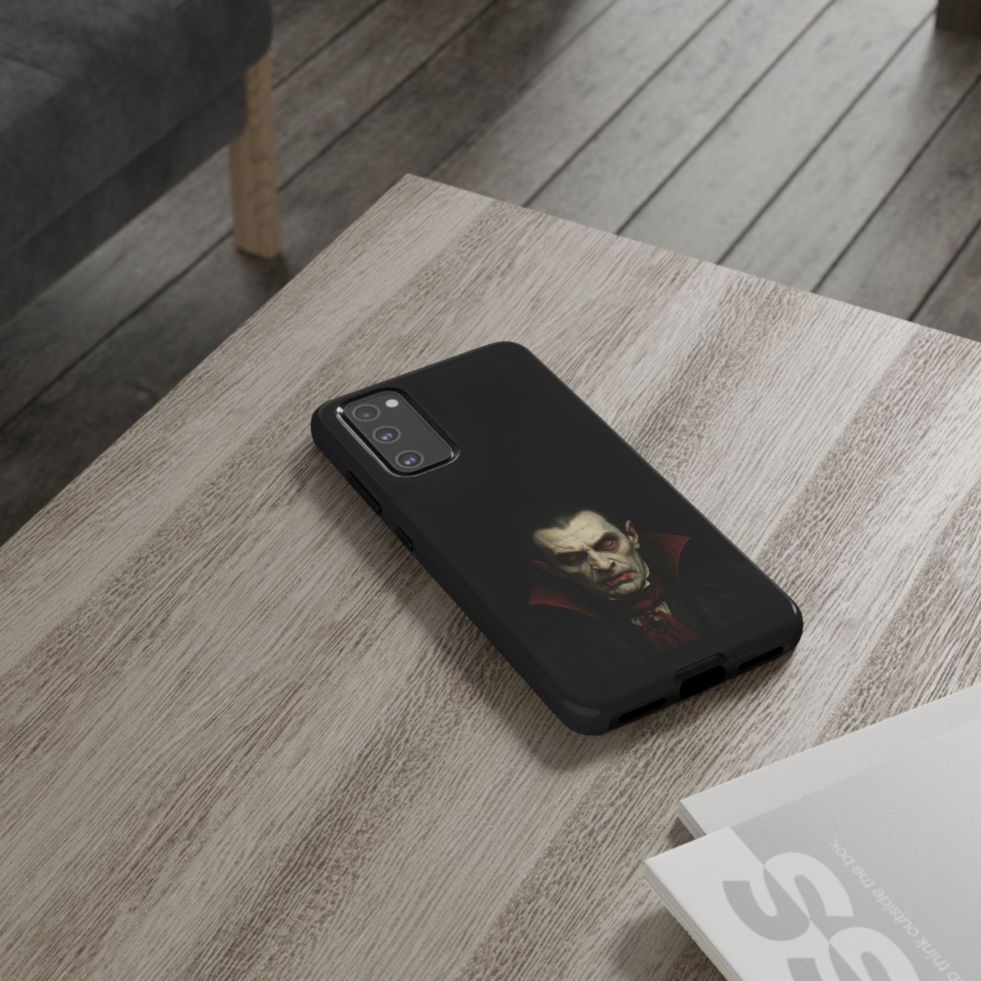 Vampire Phone Case - Tough Cases for Halloween, Gothic Decor, Gifts for Horror Fans, Spooky Accessories, Unique Cellphone Cover - TRV