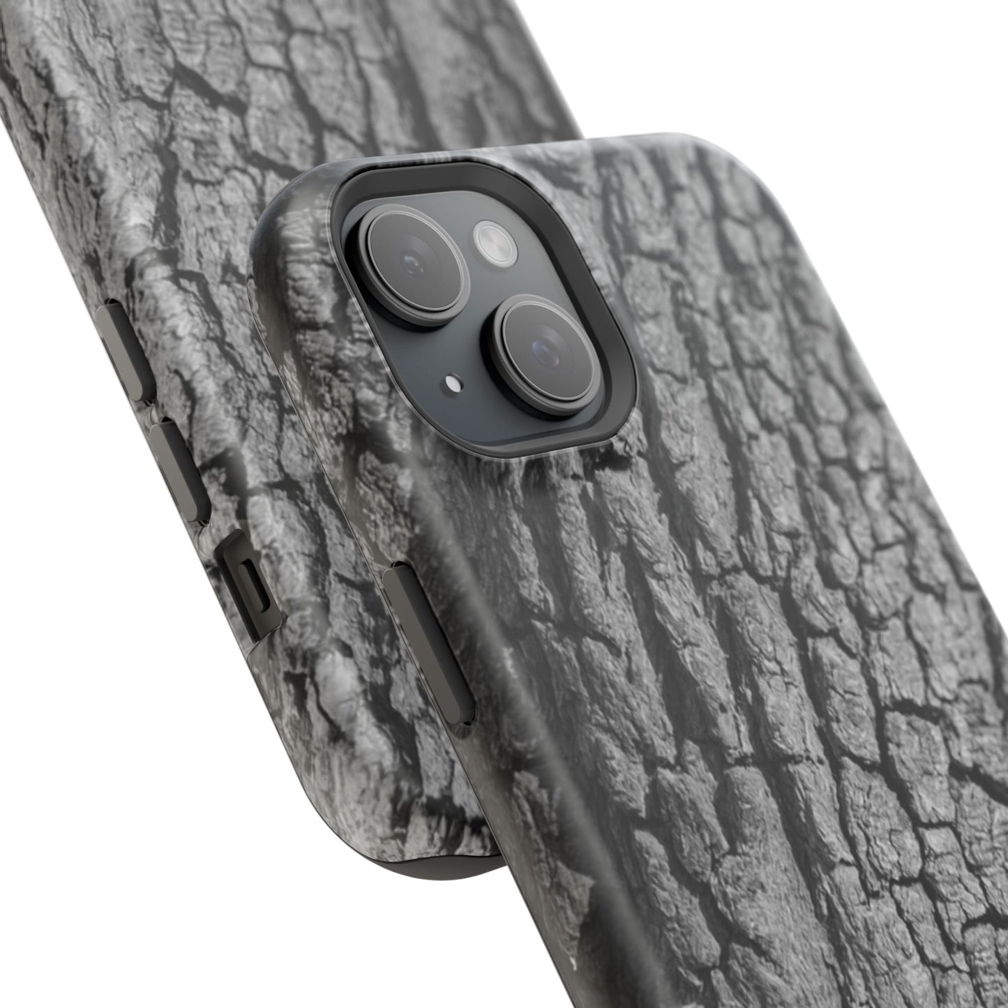 Bark Texture Magnetic Impact Phone Case