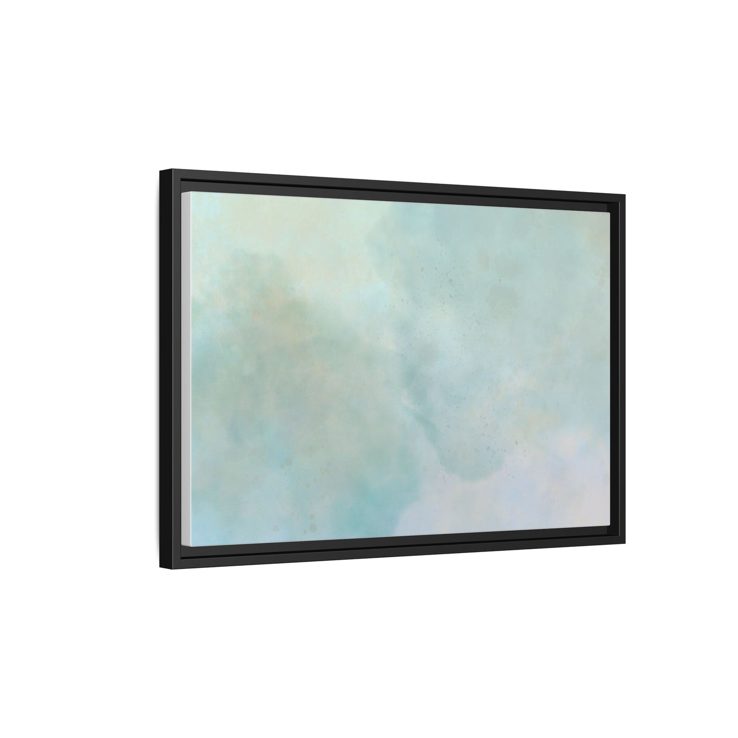 Soft Abstract Pastel Watercolor Matte Canvas