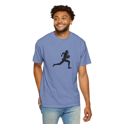 Football Player Graphic Unisex T-Shirt, Casual Sports Tee, Gift for Athletes, Workout Shirt, Everyday Wear, Unique Running Apparel
