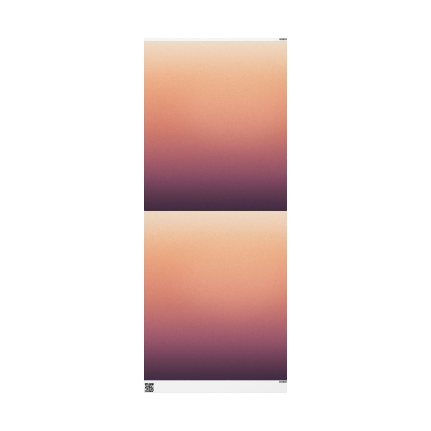 Sunset Gradient Wrapping Paper Roll — Peach Ombre Gift Wrap
