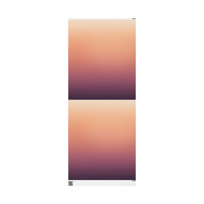 Sunset Gradient Wrapping Paper Roll — Peach Ombre Gift Wrap