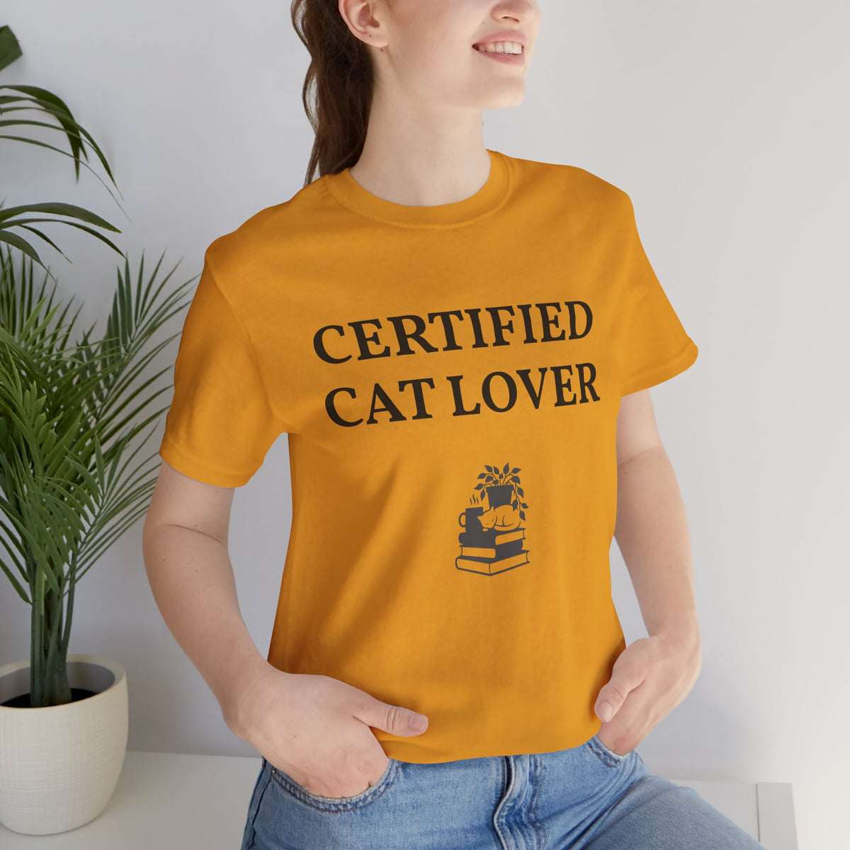 Unisex custom T-shirt by Printify featuring a plain fabric design on a white background.
