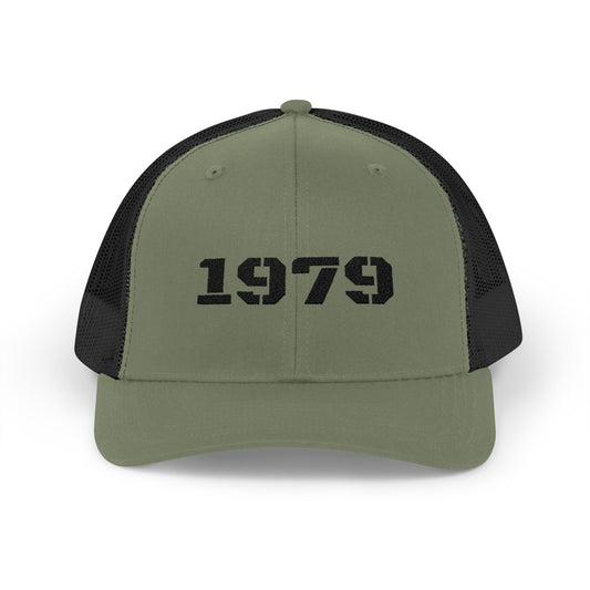 Vintage 1979 Snapback Trucker Cap | Retro Style Hat, Gift for Him, Cool Dad Cap, 1979 Birthday Gift, Casual Everyday Wear - product image