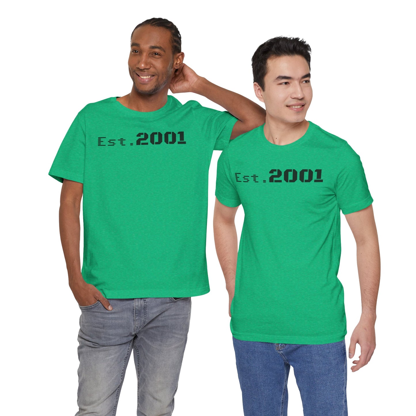 Est. 2001 Unisex Tee - Timeless Casual Wear, Birthday Gift, Nostalgic Fashion, Everyday Comfort, Trendy Streetwear