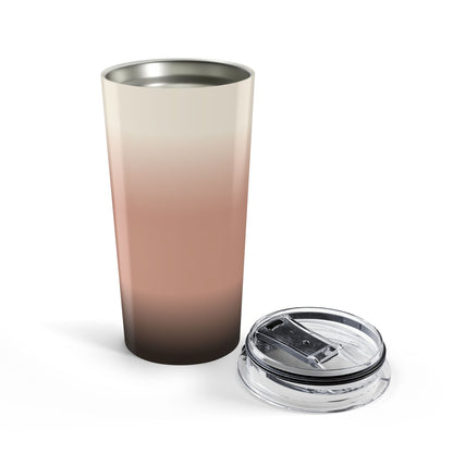 Neutral ombre 20oz insulated stainless steel tumbler - view 5