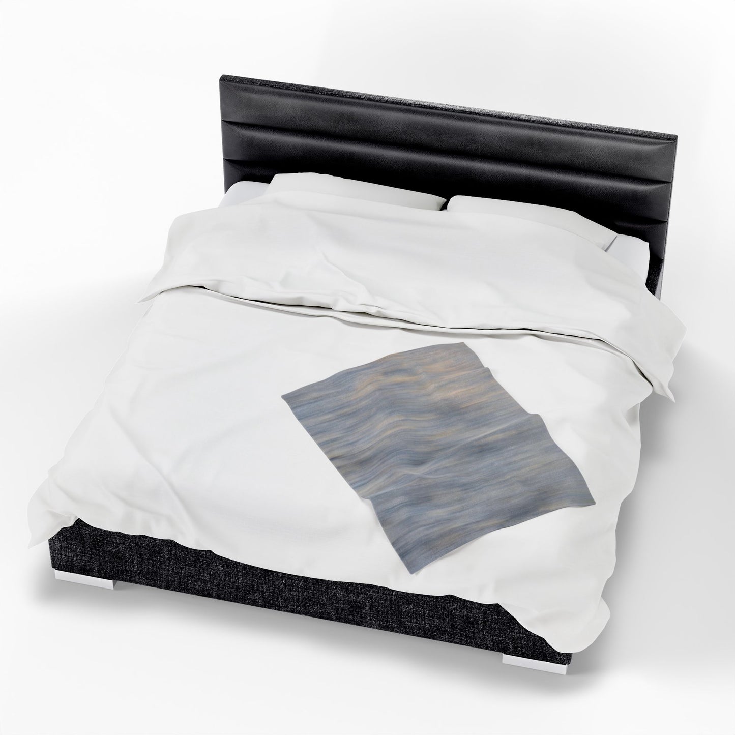 Cozy Velveteen Plush Blanket - Soft Textured Throw for Relaxation & Comfort - TRV