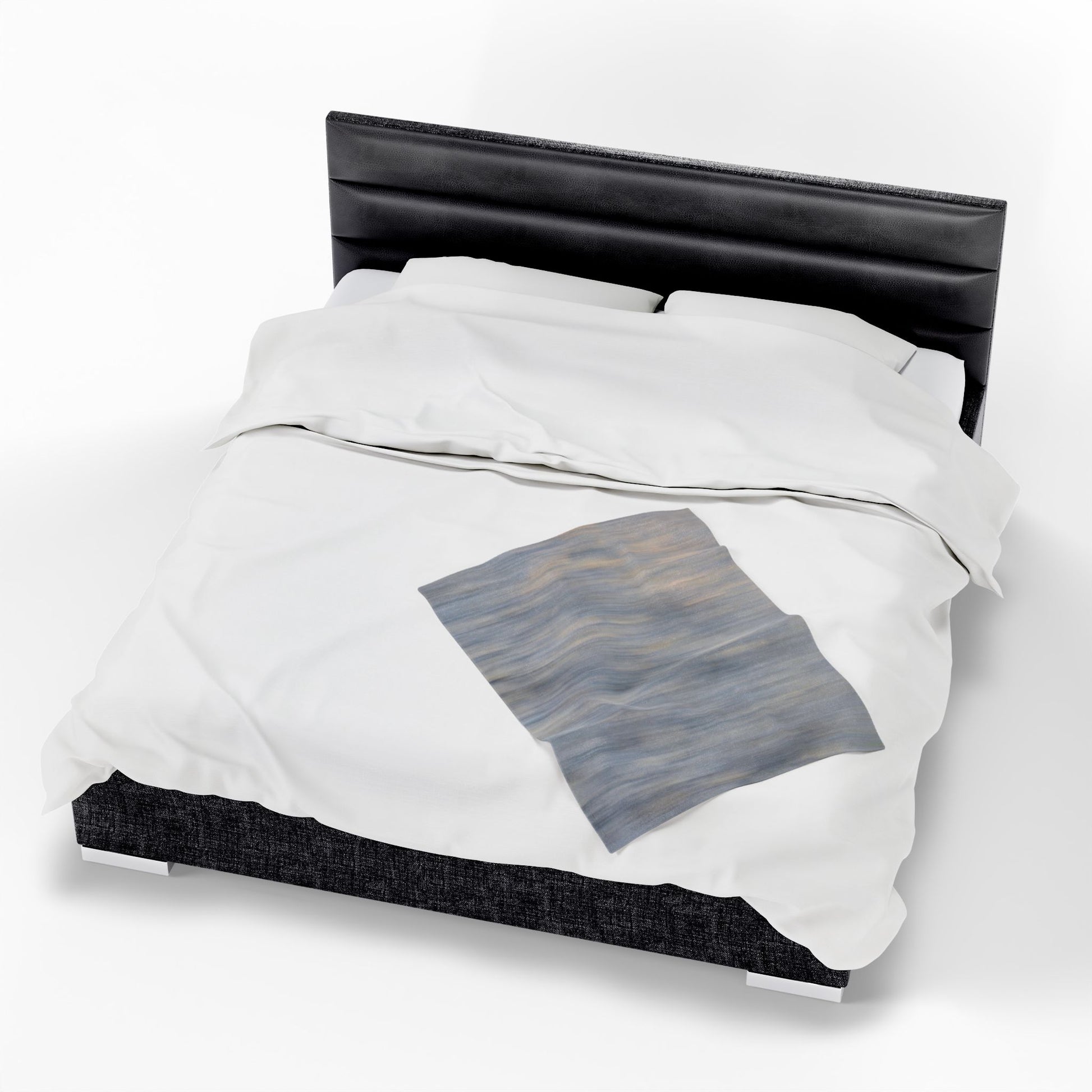 Cozy Velveteen Plush Blanket - Soft Textured Throw for Relaxation & Comfort - TRV