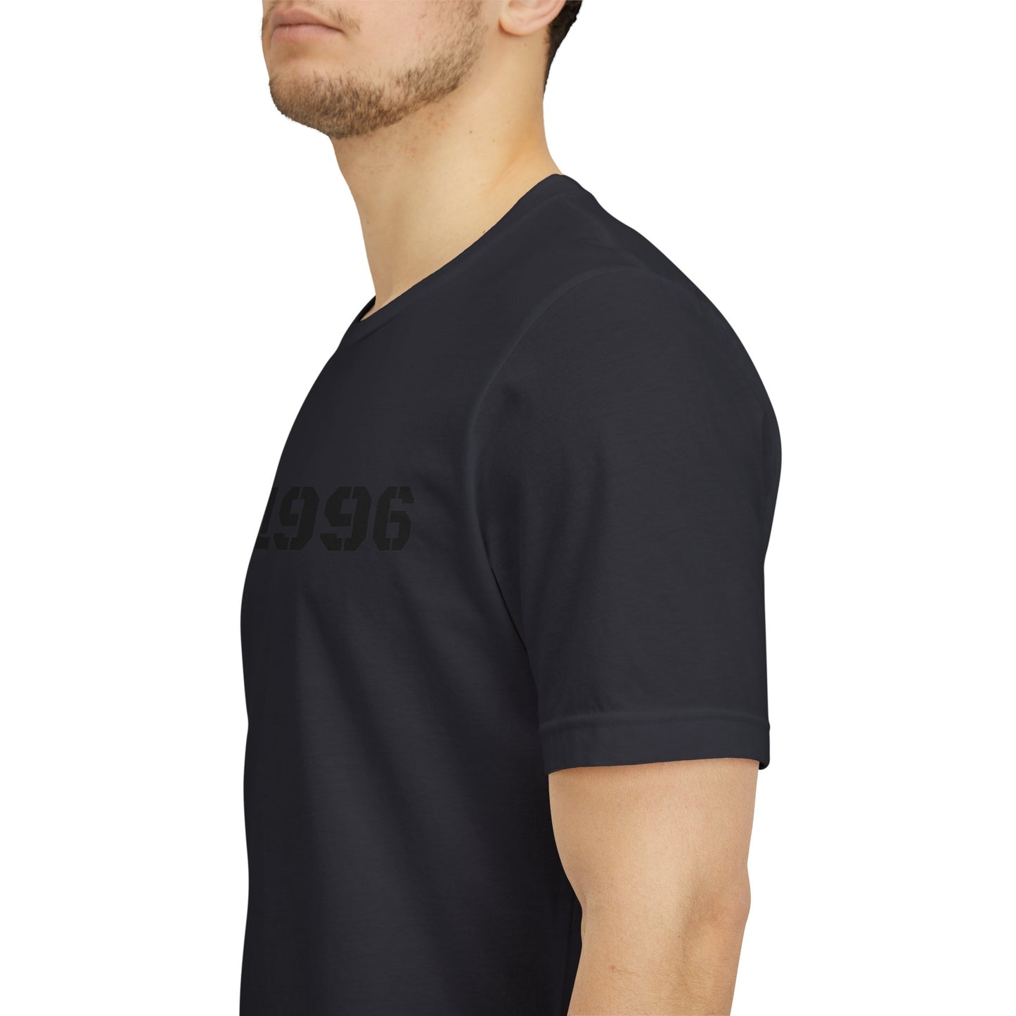 Vintage Est. 1996 T-shirt by Printify featuring a classic design, perfect as a birth year birthday gift.
