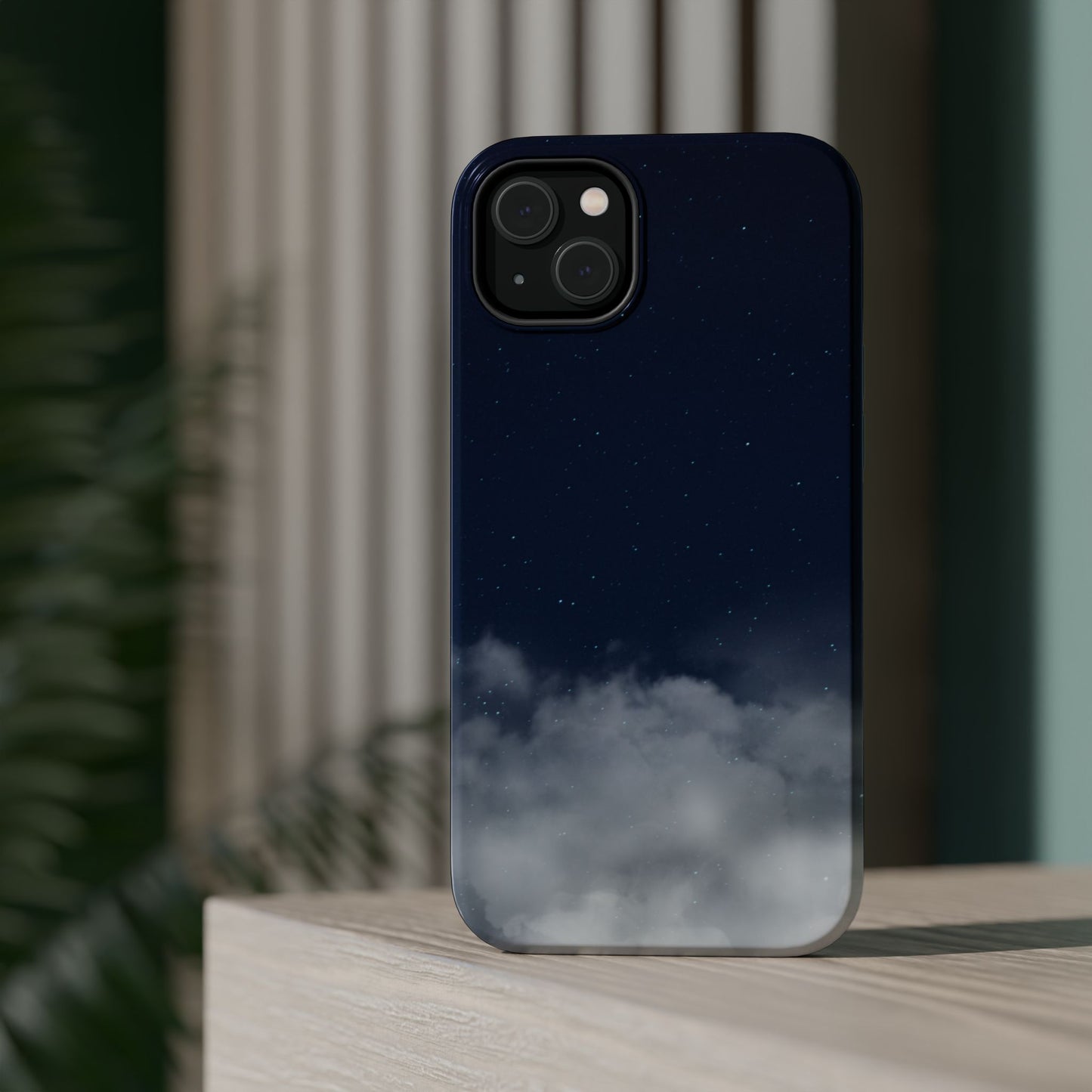 Night Sky Magnetic Impact-Resistant Phone Case — Foggy Cloud Design