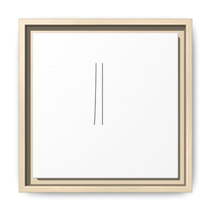 Minimal Line Art | Matte Canvas Framed