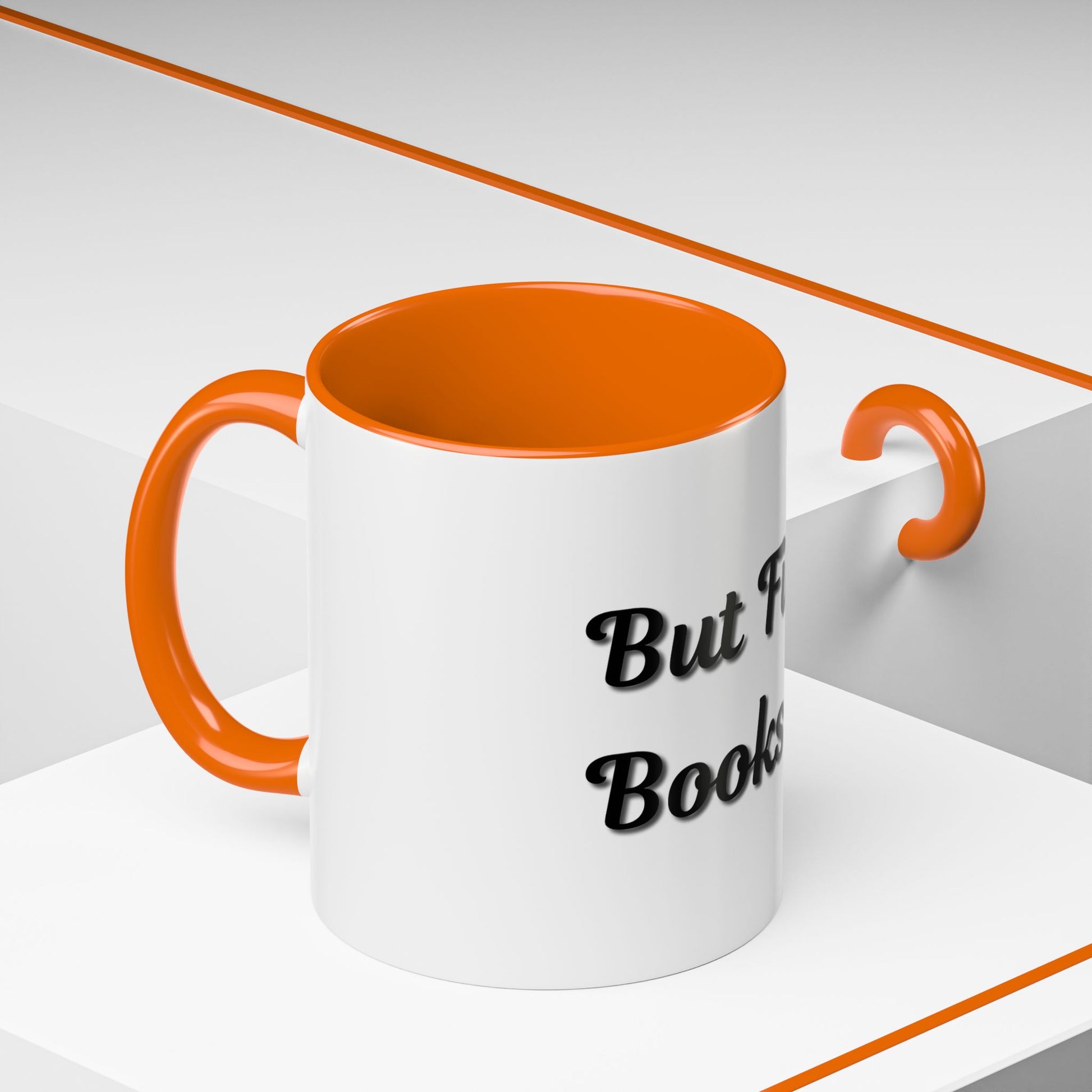 But First, Books Accent Coffee Mug - Perfect Gift for Book Lovers - TRV