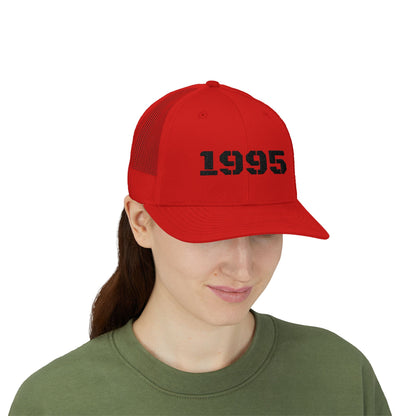 1995 Snapback Trucker Cap, Retro Cap, Vintage Style Hat, Birthday Gift, Casual Wear, 90s Fashion, Unisex Headwear - TRV