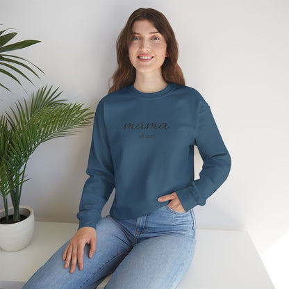 mama sweatshirt | simple script mom pullover - TRV