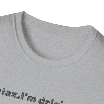 Relaxed UFO Driver T-Shirt, Funny Shirt, Unisex Graphic Tee, Gift for Space Lovers, Casual Wear, Alien Theme Humor