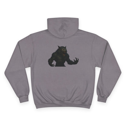 Werewolf Champion Hoodie - Edgy Graphic Sweatshirt for Gamers, Perfect for Gifts, Casual Wear, Fall Fashion, Anime Lovers