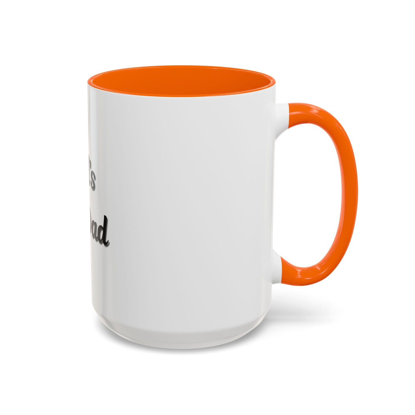 World's Best Dad Accent Coffee Mug - Perfect Gift for Father's Day - TRV