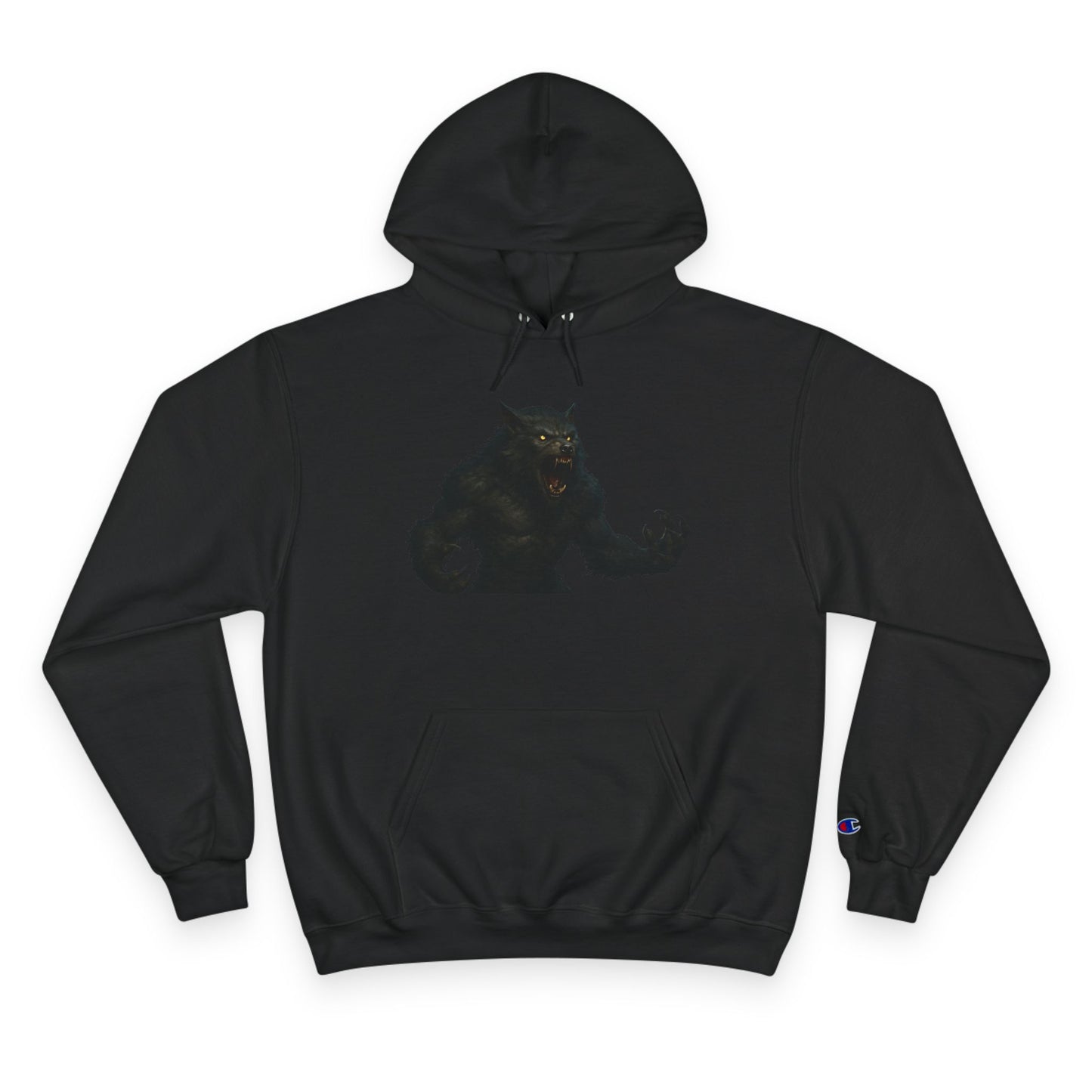 Werewolf Champion Hoodie - Edgy Graphic Sweatshirt for Gamers, Perfect for Gifts, Casual Wear, Fall Fashion, Anime Lovers - TRV