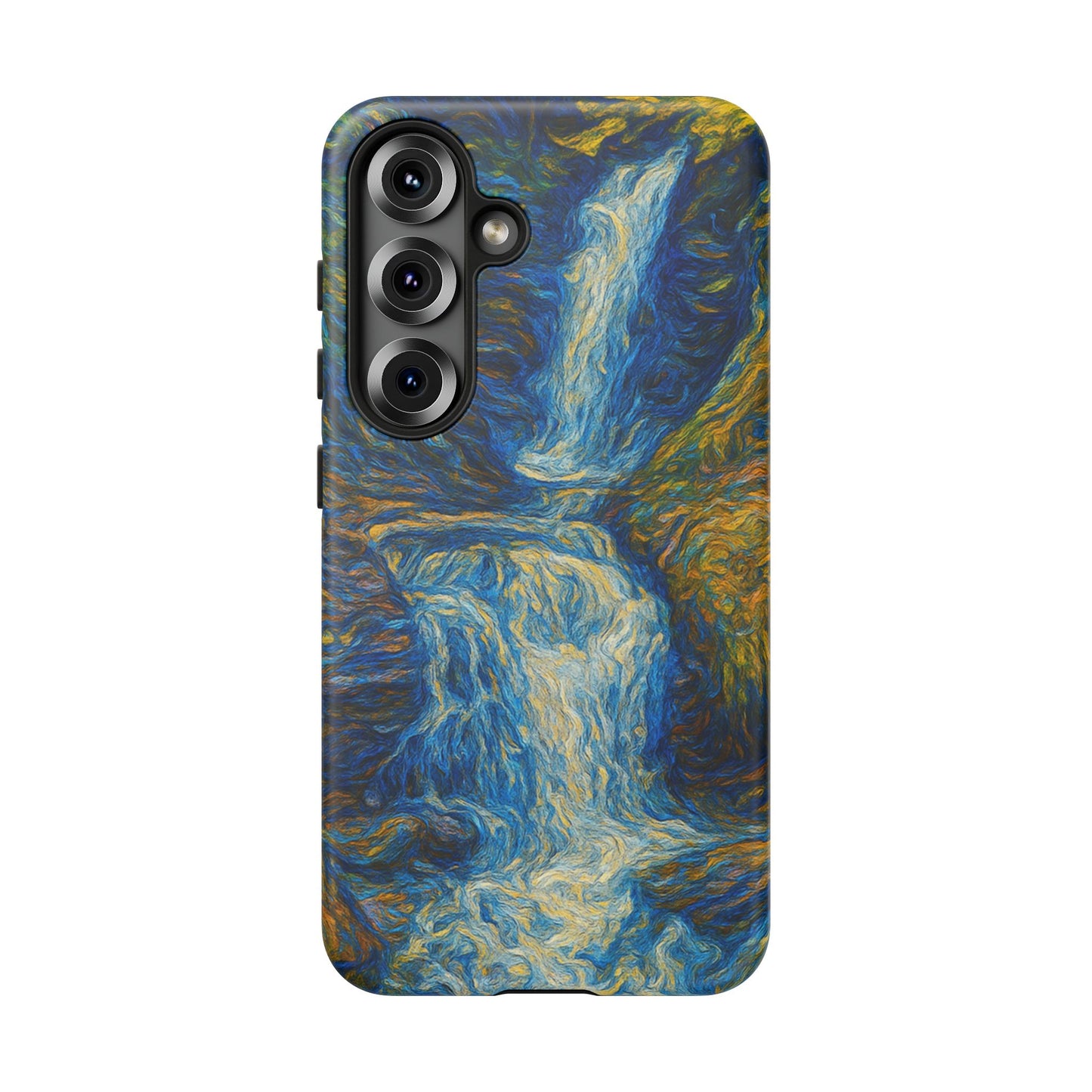 Artistic Phone Case - Waterfall Design, Unique Gift, Phone Accessory, Nature Lover, Original Artwork - TRV