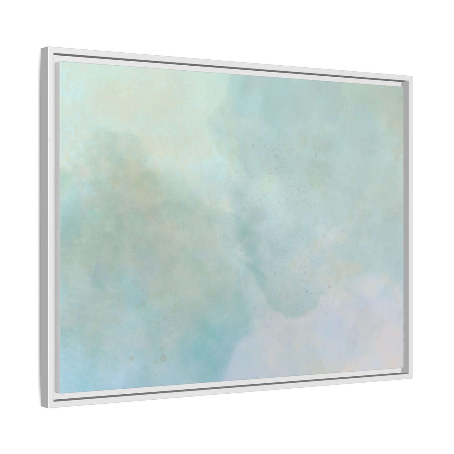 Soft Abstract Pastel Watercolor Matte Canvas
