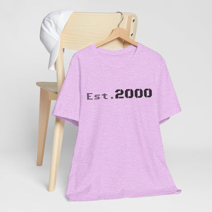 Retro pixel design T-shirt by Printify, born in 2000, featuring bold vintage-inspired graphics on a casual cotton tee.