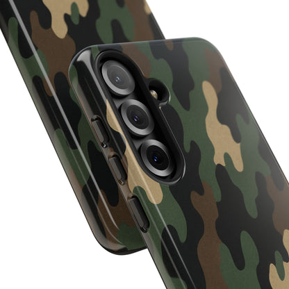 Camouflage Phone Case, Tough Cases, Military Style, Unique Phone Accessories, Gift for Him, Durable Phone Cover - TRV