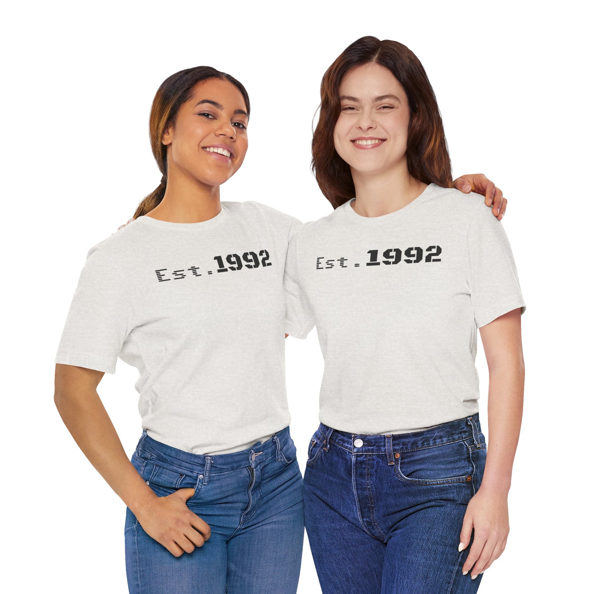 Est. 1992 Unisex Jersey Tee - Retro Birthday Gift, Casual Wear, Cool Vintage T-Shirt, Gift for Him, Gift for Her - TRV