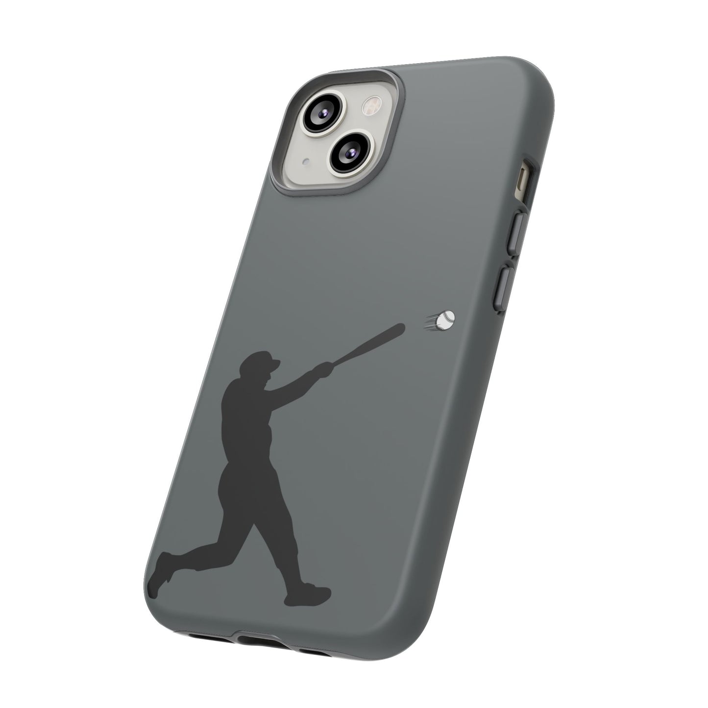 Printify baseball batter phone case, tough protective smartphone cover with baseball player design, ideal for sports fans.