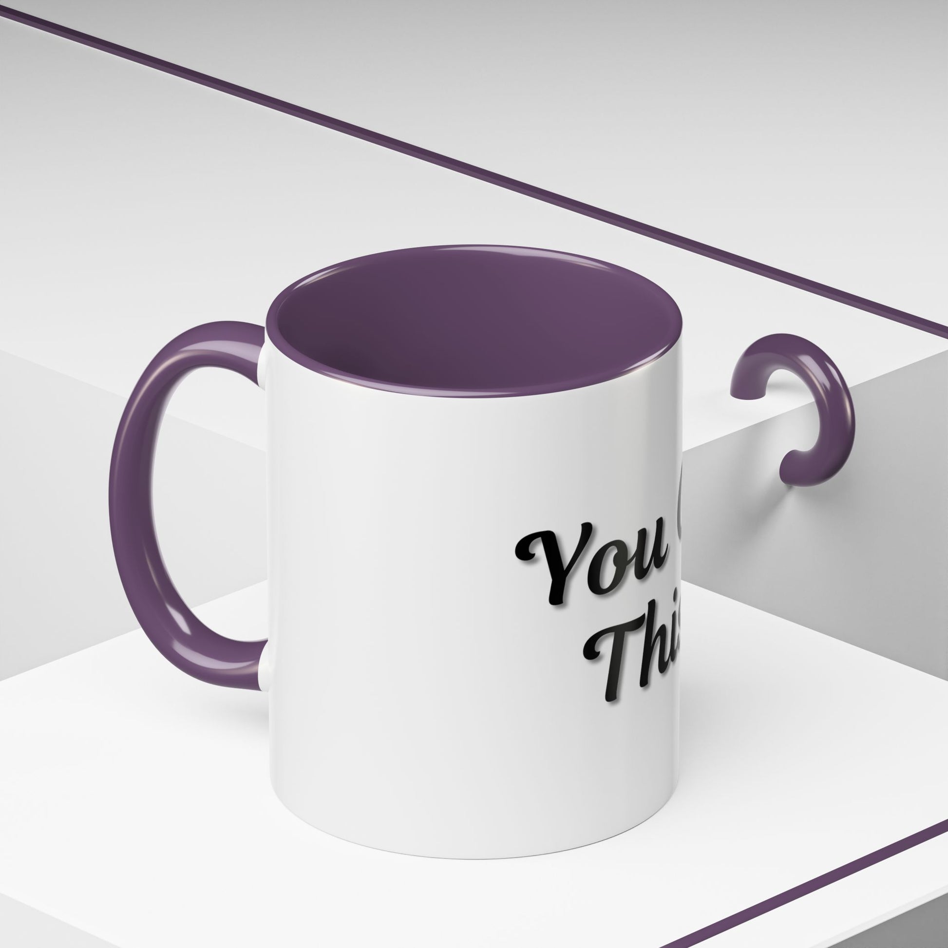 Inspirational Accent Coffee Mug - "You Got This!" - Perfect for Motivation & Gifts - TRV