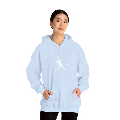 Sporty Unisex Baseball Hooded Sweatshirt, Casual Hoodie for Athletes, Perfect for Gifts, Comfy Streetwear, Ideal for Sports Events, Personal Use - TRV